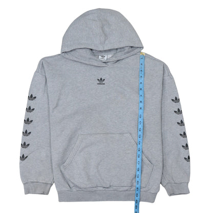 Adidas Women Grey Long Sleeve Pullover Hoodie Size 8