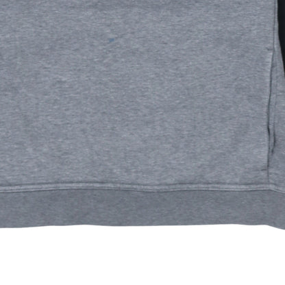 Nike Men Grey Black Air Logo Crew Neck Pullover Sweatshirt Size S