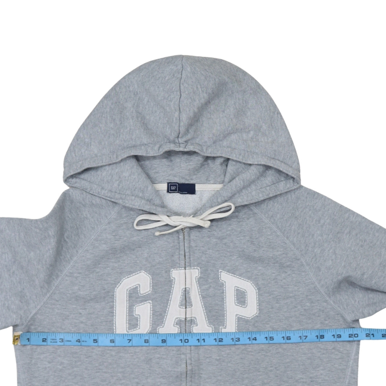GAP Women’s Grey Full Zip Hoodie Size L Cotton Blend Casual