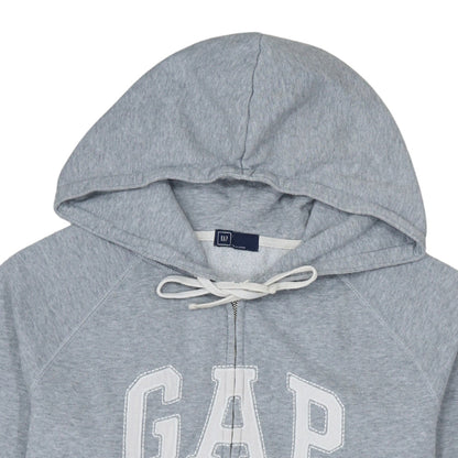 GAP Women’s Grey Full Zip Hoodie Size L Cotton Blend Casual