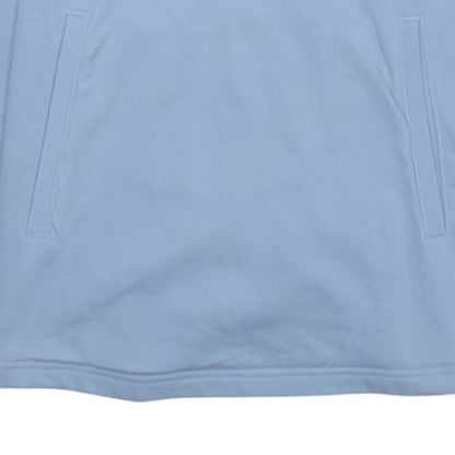 Under Armour Women Blue Pullover Hoodie Medium Loose Fit Logo Sweatshirt
