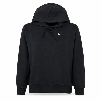 Nike Women's Black Small Pullover Hoodie Cotton Blend Lined