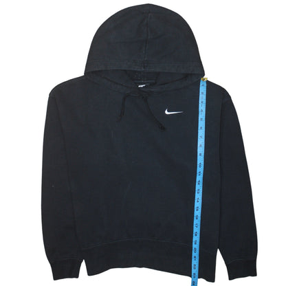 Nike Women's Black Small Pullover Hoodie Cotton Blend Lined