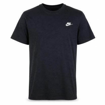 Nike Men's Black Crew Neck Short Sleeve Classic Cotton T-Shirt Size M