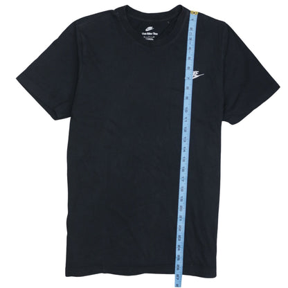 Nike Men's Black Crew Neck Short Sleeve Classic Cotton T-Shirt Size M