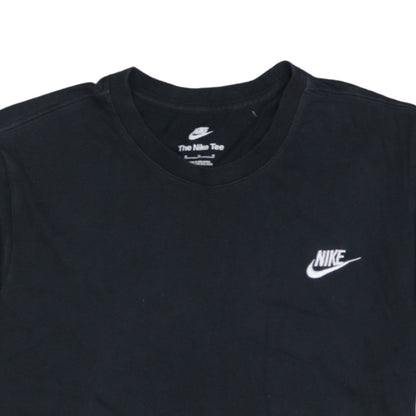 Nike Men's Black Crew Neck Short Sleeve Classic Cotton T-Shirt Size M
