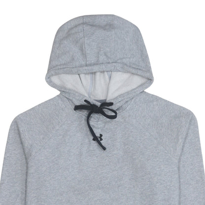 Under Armour Men's Grey Pullover Hoodie Size L Relaxed Fit Fleece