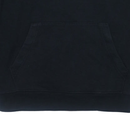 GAP Men’s Black Pullover Hoodie Medium Logo Fleece Sweatshirt