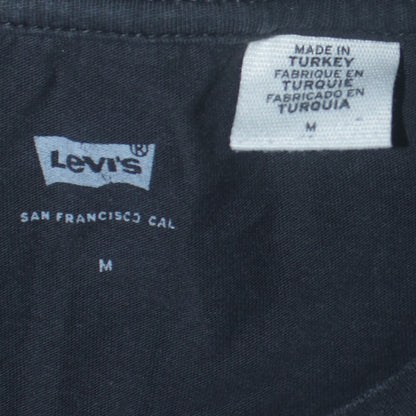 Levi's Women's Black Cotton Logo T-Shirt Medium