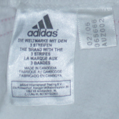 Adidas Men's White Sleeveless Tank Top Medium Athletic Fit
