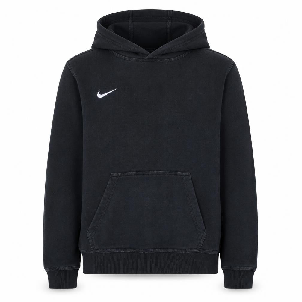 Nike Boys Black XL Pullover Hoodie 13-15 Years Soft Cotton Blend