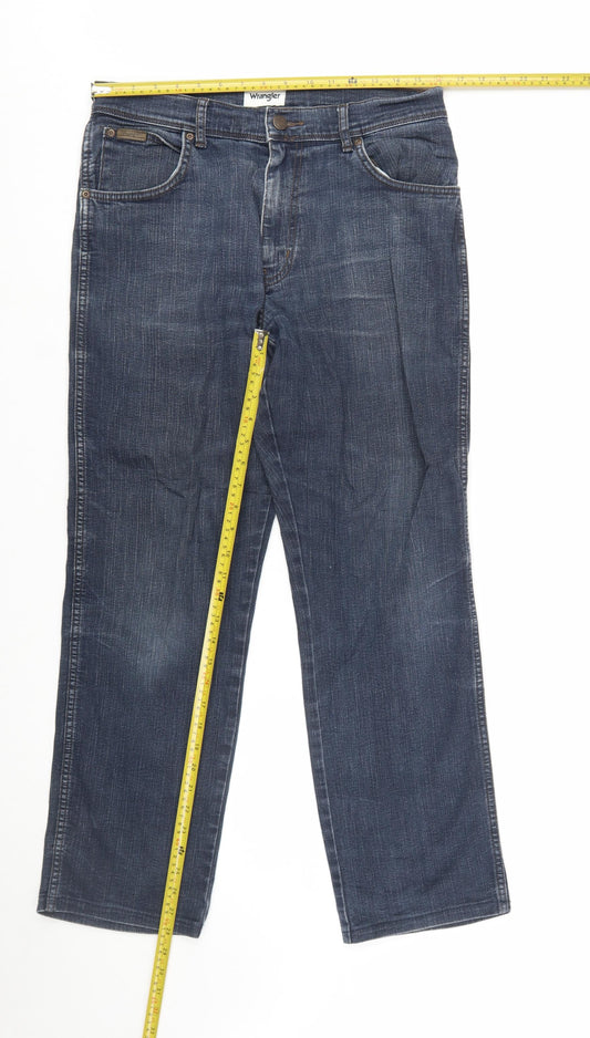 Wrangler Men's Blue Texas Regular Fit Straight Denim Jeans W32 L32