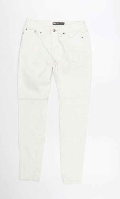 Levi's Women's White Slim Fit Jegging Jeans W28 L30