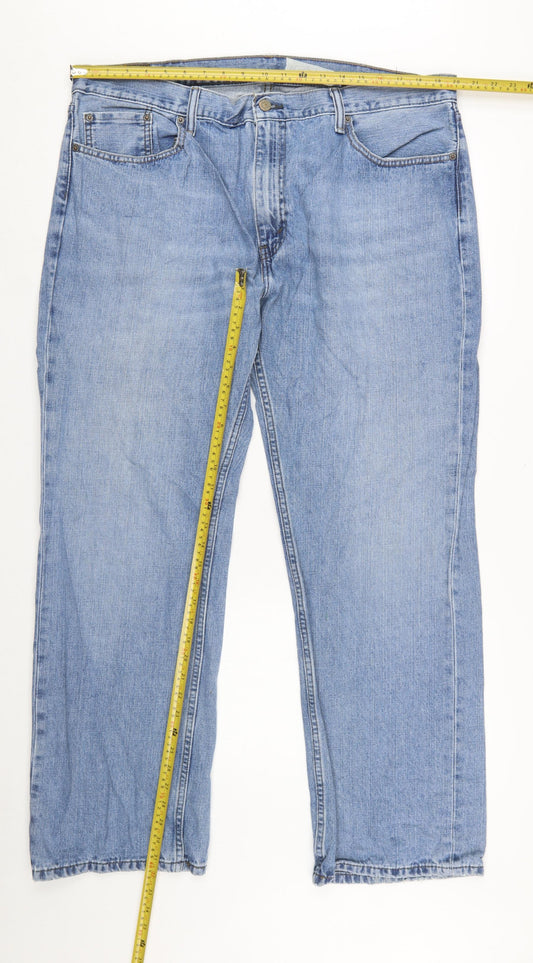 Levi Strauss Men's Blue 559 Regular Fit Straight Jeans W40 L30