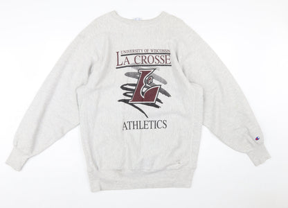 Champion Men’s Grey 2XL Reverse Weave Pullover Sweatshirt University Athletics