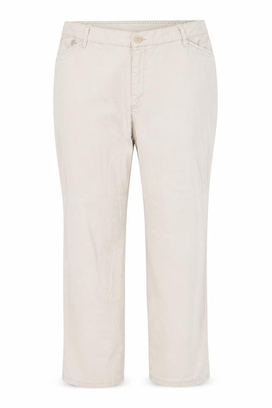 Lee Women’s Beige Chino Trousers Size 16 Relaxed Fit Cotton