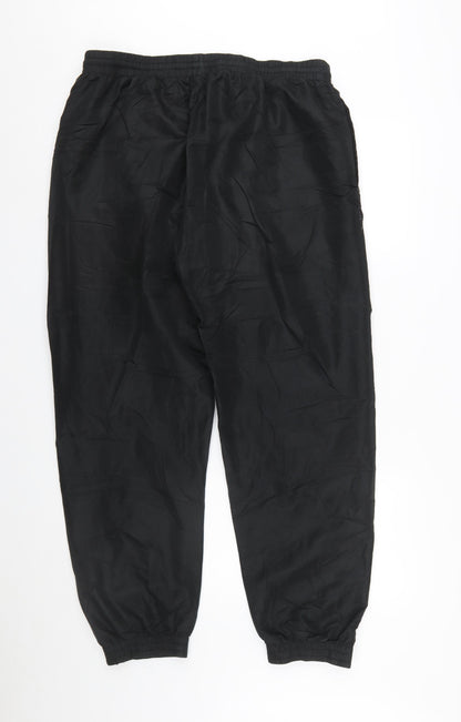 Umbro Men's Black 2XL Jogger Trousers with Ankle Zip