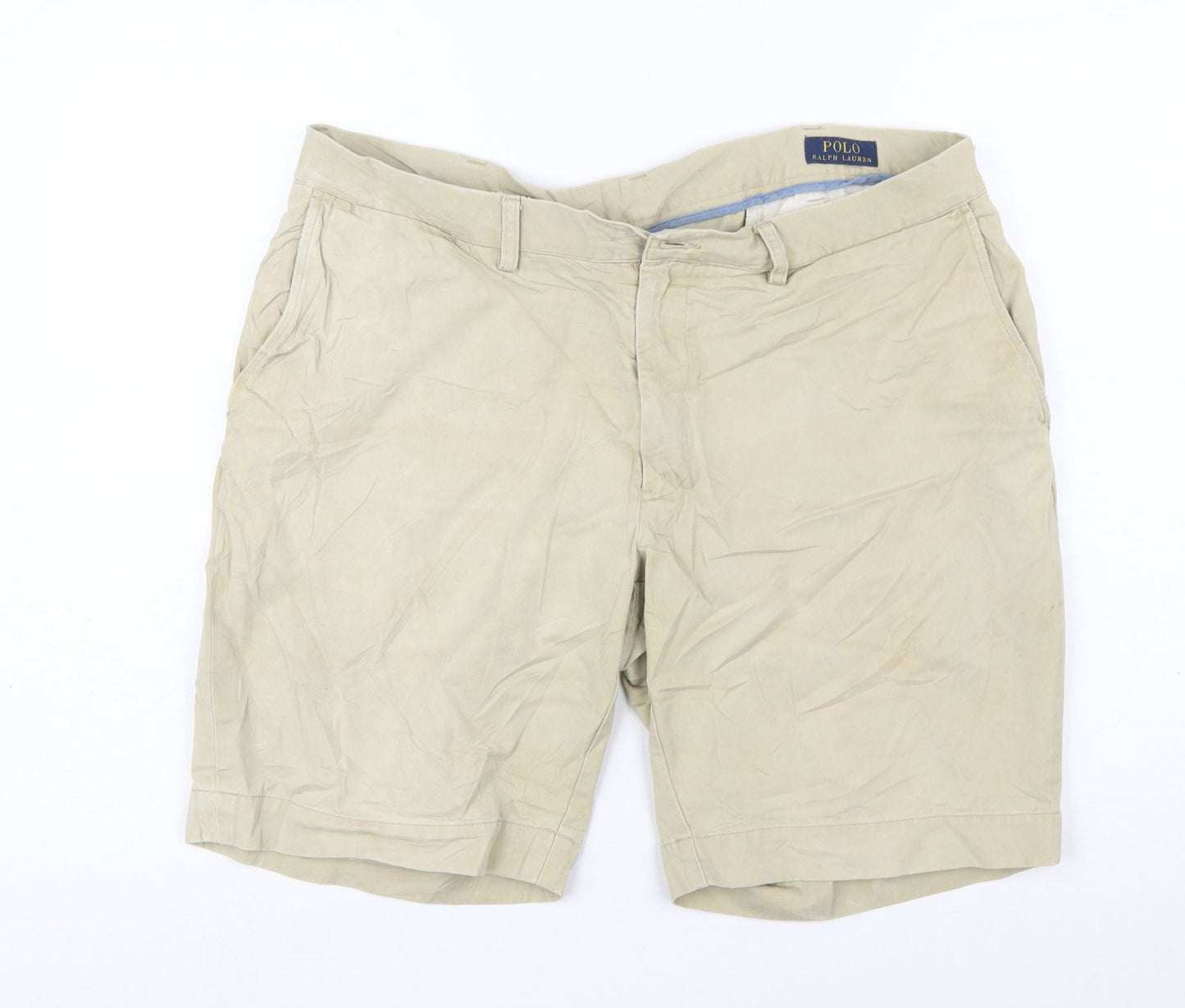 Ralph Lauren Men's Beige Chino Shorts Size 38 Regular Fit