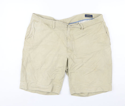 Ralph Lauren Men's Beige Chino Shorts Size 38 Regular Fit