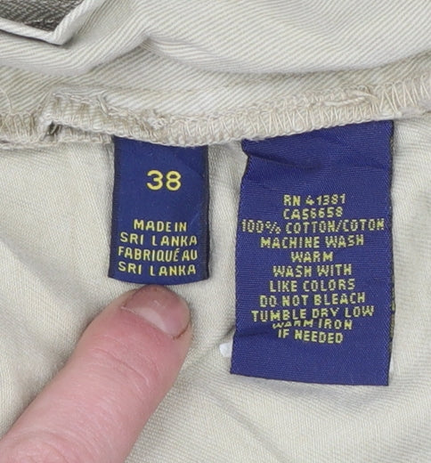 Ralph Lauren Men's Beige Chino Shorts Size 38 Regular Fit