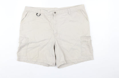 Lee Mens Beige Cargo Shorts Size 44 Cotton Casual Workwear