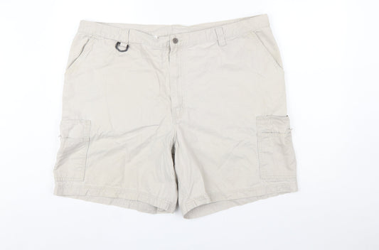 Lee Mens Beige Cargo Shorts Size 44 Cotton Casual Workwear