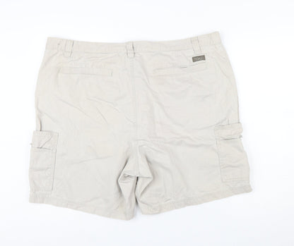 Lee Mens Beige Cargo Shorts Size 44 Cotton Casual Workwear