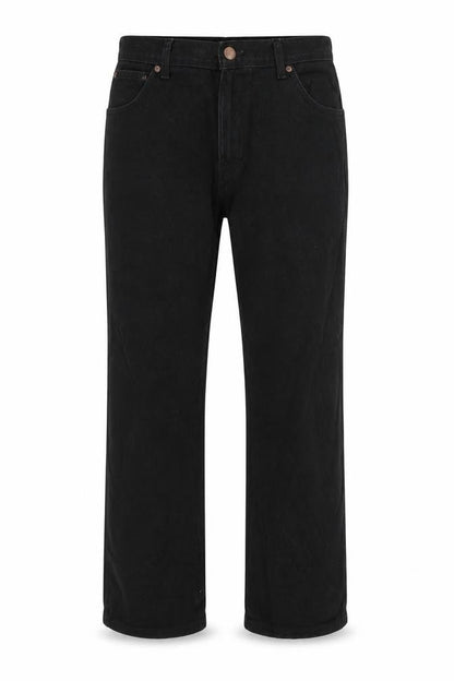 Wrangler Men's Black Regular Fit Straight Leg Jeans W32 L30
