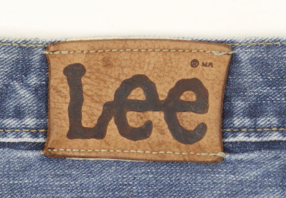 Lee Men's Blue Denim Straight Jeans 30x30 Regular Fit