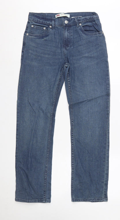 Levi's Boys Blue 514 Straight Leg Denim Jeans 16 Years 28W 28L