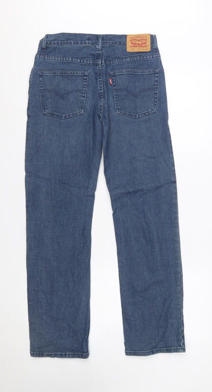 Levi's Boys Blue 514 Straight Leg Denim Jeans 16 Years 28W 28L