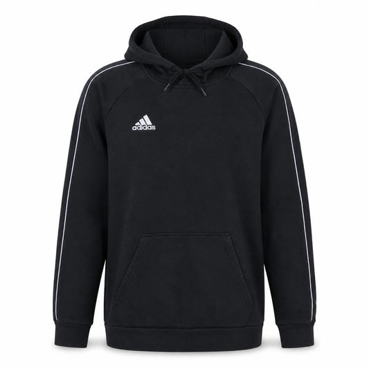 Adidas Men's Black Pullover Hoodie Size S Sports Fleece Sweatshirt