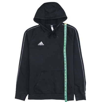 Adidas Men's Black Pullover Hoodie Size S Sports Fleece Sweatshirt