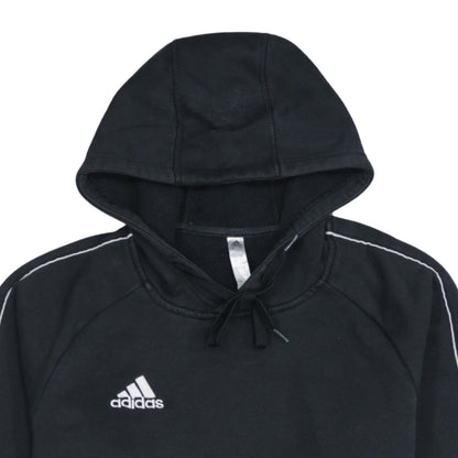 Adidas Men's Black Pullover Hoodie Size S Sports Fleece Sweatshirt