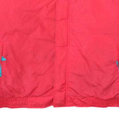 Columbia Mens Red Blue Colourblock Windbreaker Jacket L