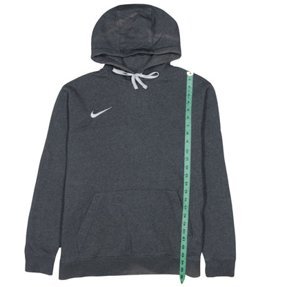 Nike Men's Grey Hooded Long Sleeve Regular Fit Sweatshirt L