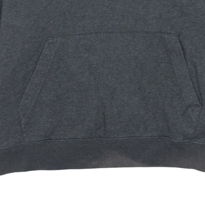 Nike Men's Grey Hooded Long Sleeve Regular Fit Sweatshirt L