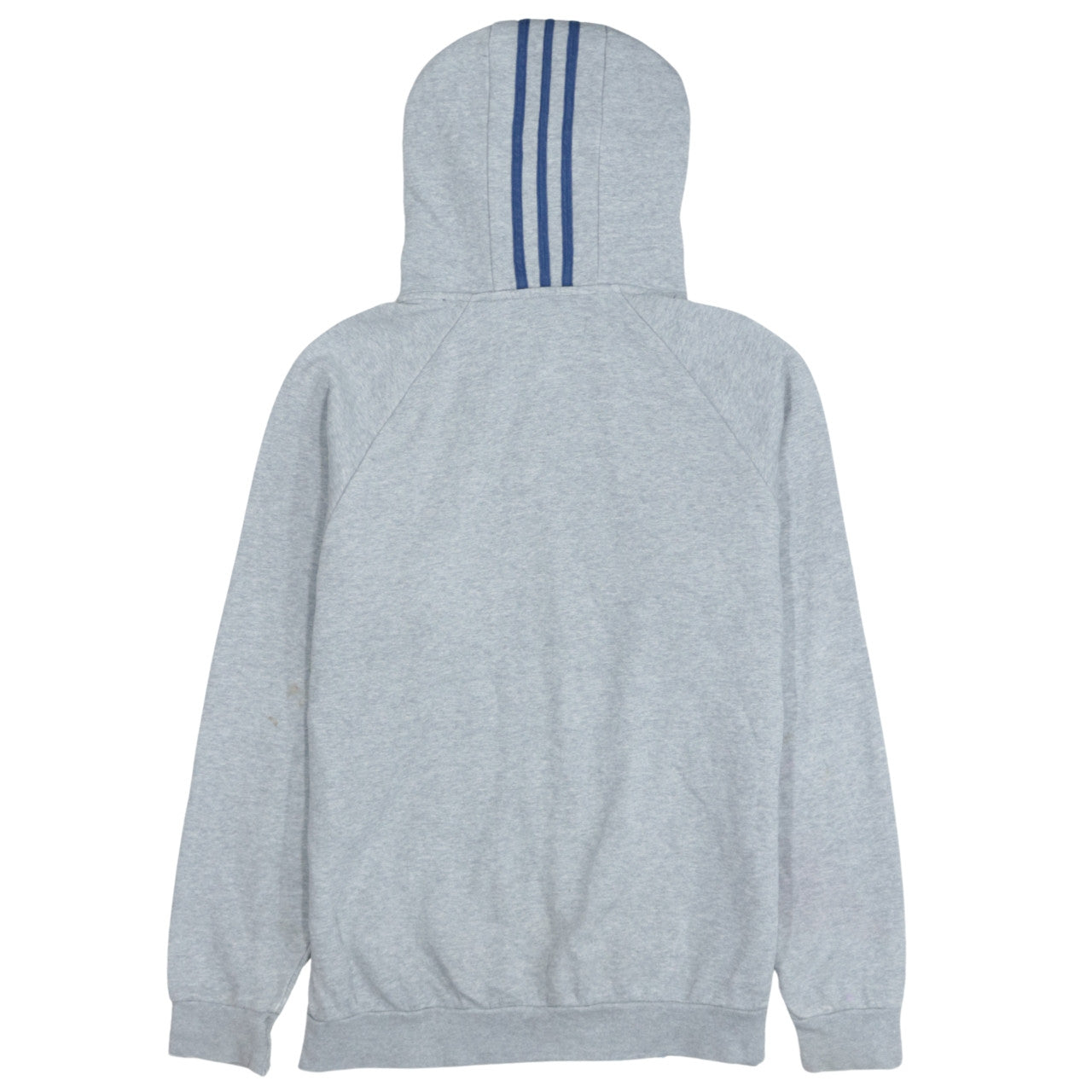 Adidas Mens Grey Pullover Hoodie Size S Sports Logo Sweatshirt