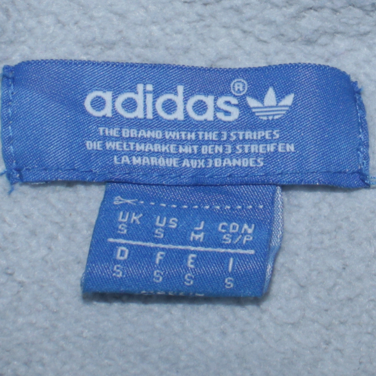 Adidas Mens Grey Pullover Hoodie Size S Sports Logo Sweatshirt