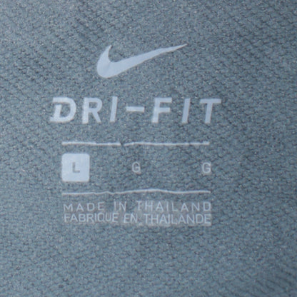Nike Womens Grey Dri-FIT Pullover Hoodie Size L Long Sleeve