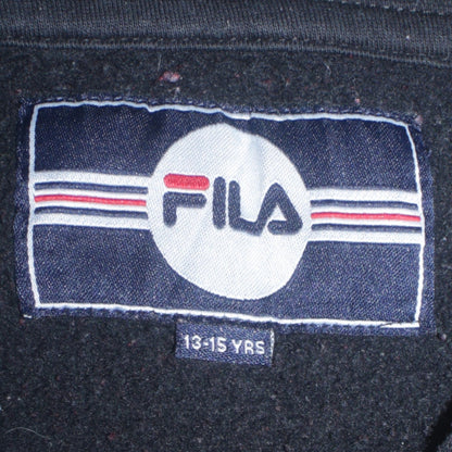 Fila Boys Multicoloured 13-15 Years Pullover Hoodie with Logo and Zip Detail