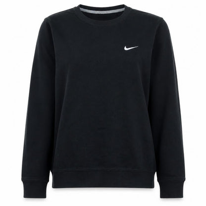 Nike Womens Black Large Pullover Sweatshirt Cotton Blend Logo