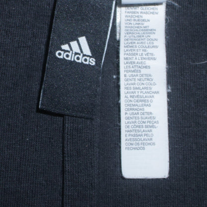 Adidas Women Black XS Full Zip Hooded Longline Sweatshirt Dress
