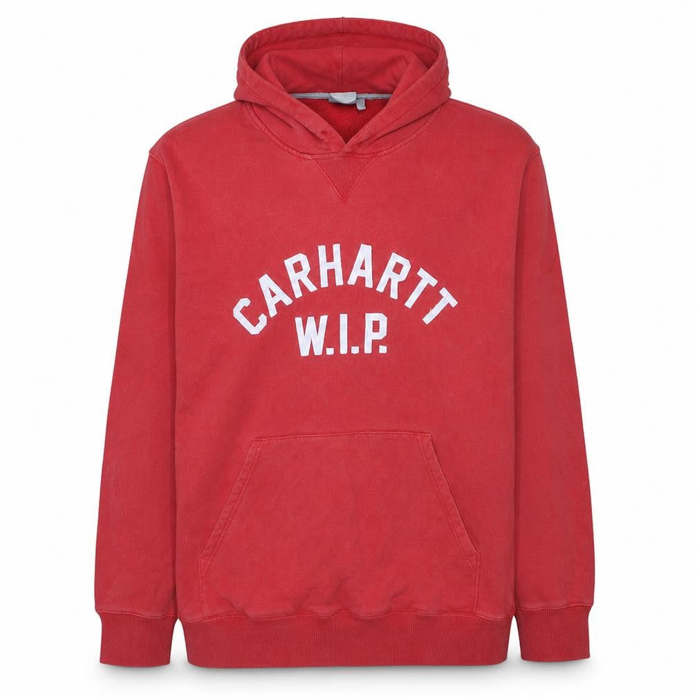 Carhartt WIP Men's Red 2XL Pullover Hoodie Fleece Sweatshirt