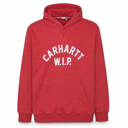 Carhartt WIP Men's Red 2XL Pullover Hoodie Fleece Sweatshirt