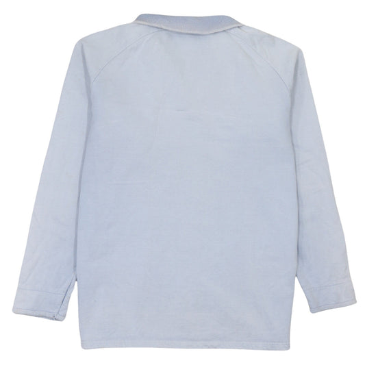 Weird Fish Women Light Blue 1/4 Zip Sweatshirt M