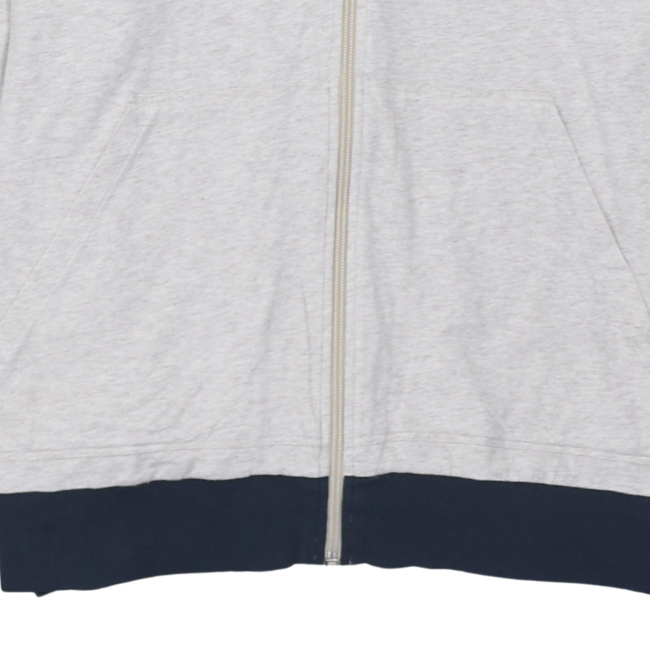 Hugo Boss Men's Grey Full Zip Hoodie 2XL Lightweight Jersey