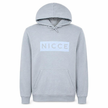NICCE Men's Grey Pullover Hoodie Medium Classic Fleece Sweatshirt