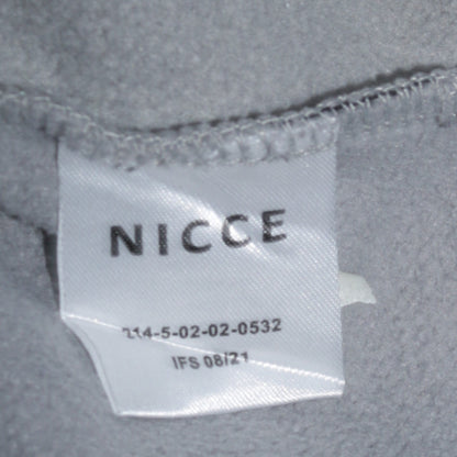 Nicce Men's Grey Pullover Hoodie Medium Classic Fleece Sweatshirt