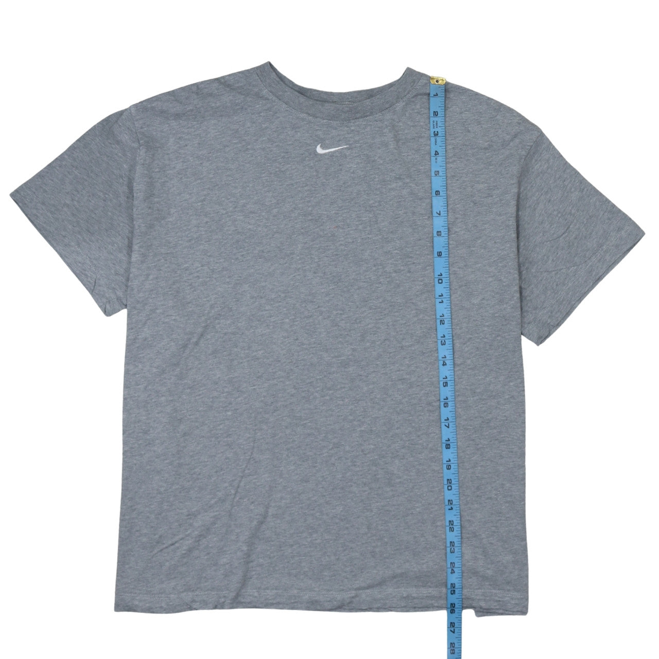 Nike Men's Grey Loose Fit Crew Neck T-Shirt XL Cotton Blend